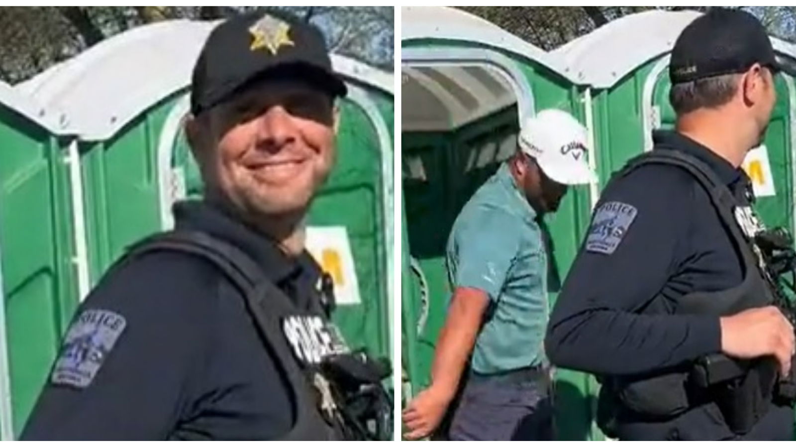 Cop to fans filming Jon Rahm: "There's something wrong with all of you!"